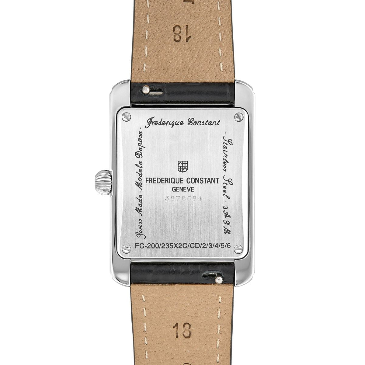 Orologio Unisex Frederique Constant Carree Quarzo FC-235S2C6